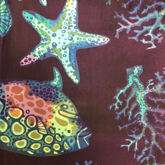 New‼️Ocean Neon Colors Full Length Leggings - Picture 3 of 3